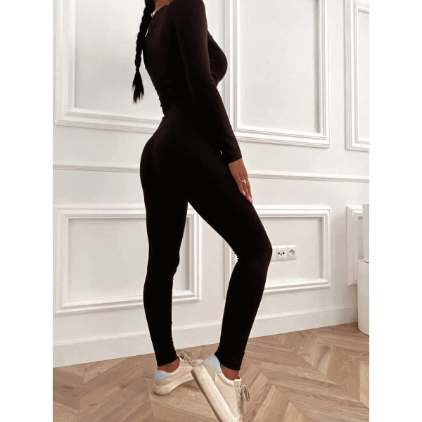 Komplet damski MARVEL – bluzka + legginsy, basic, przylegający, MOJO (hurt)